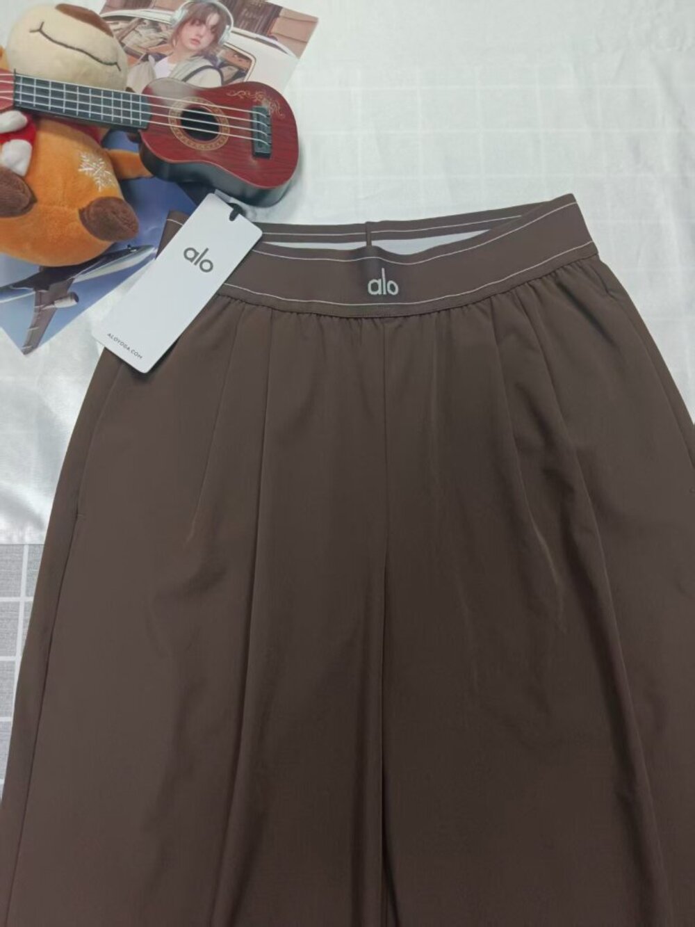Brown Alo Yoga Suit Up Trouser(Regular)Wide Leg🦋 - Picture 6 of 9